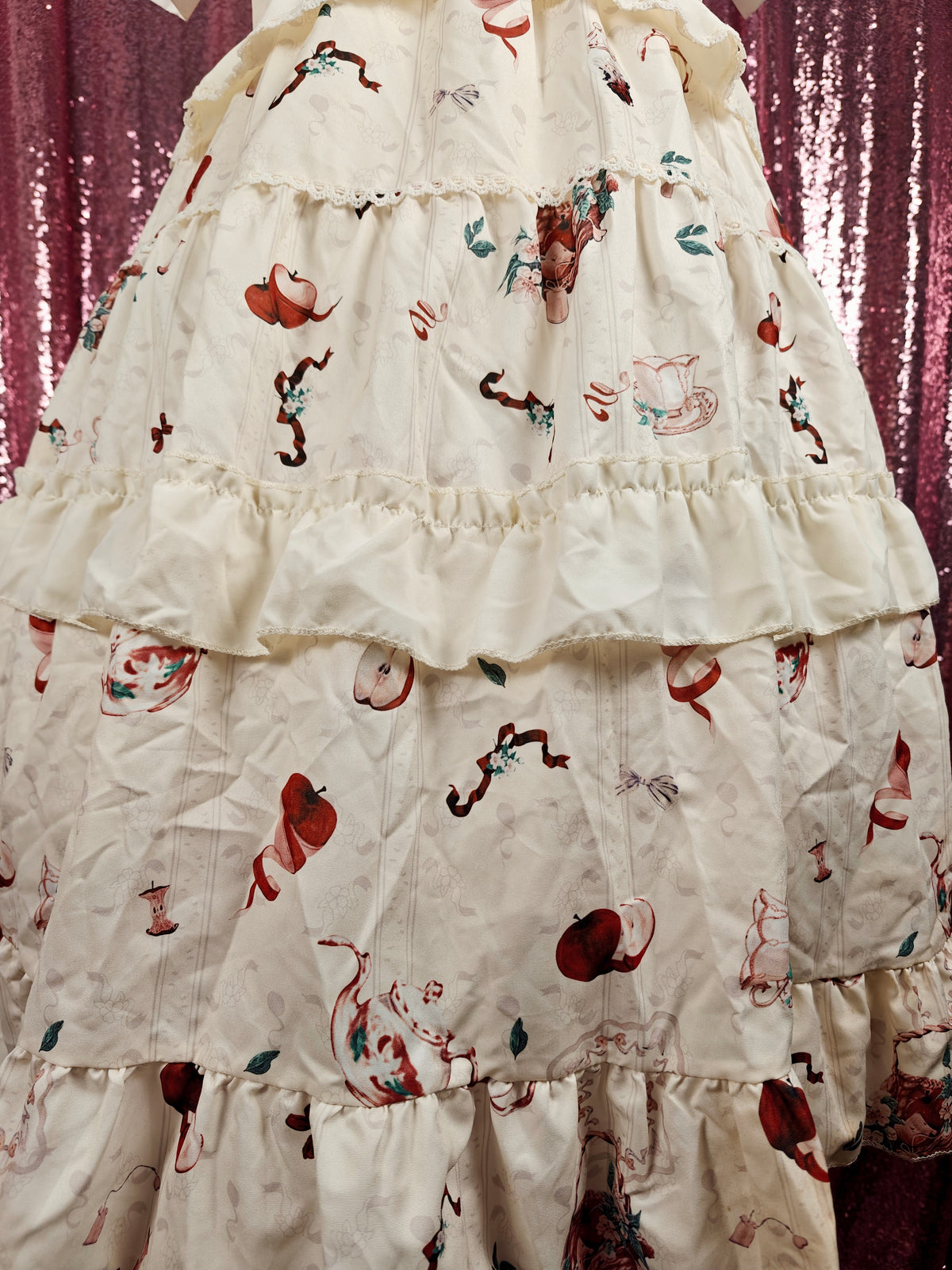Brillia vintage motif OP dress size S-M