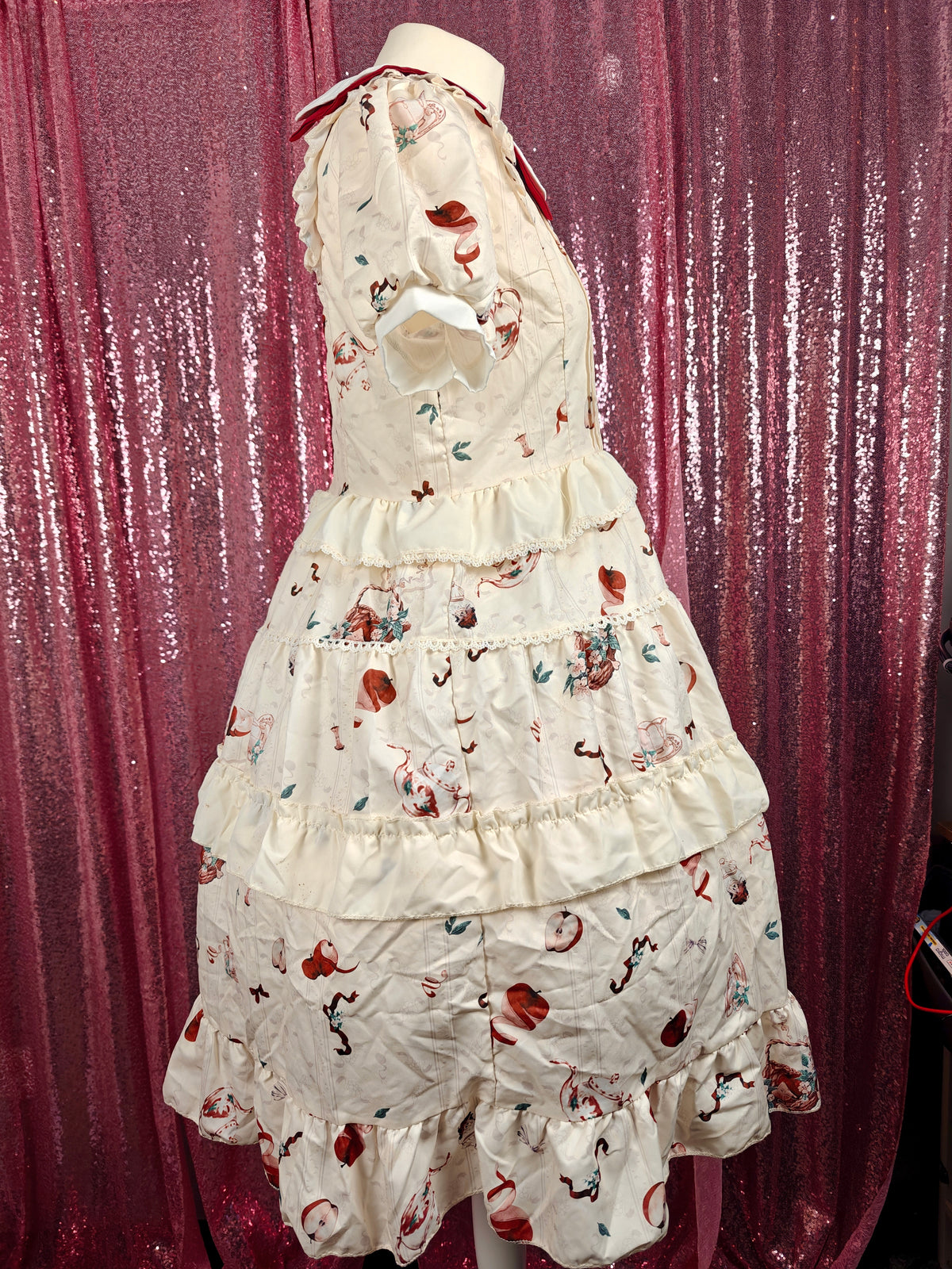 Brillia vintage motif OP dress size S-M