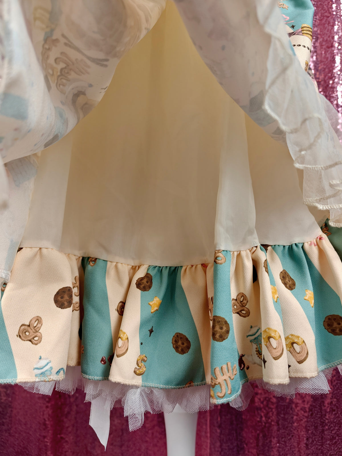 Sleep Doll Waffle Bear motif JSK dress size XS-S