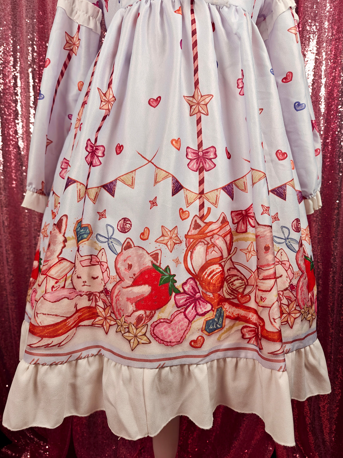 Unbranded animal picnic motif OP dress size M