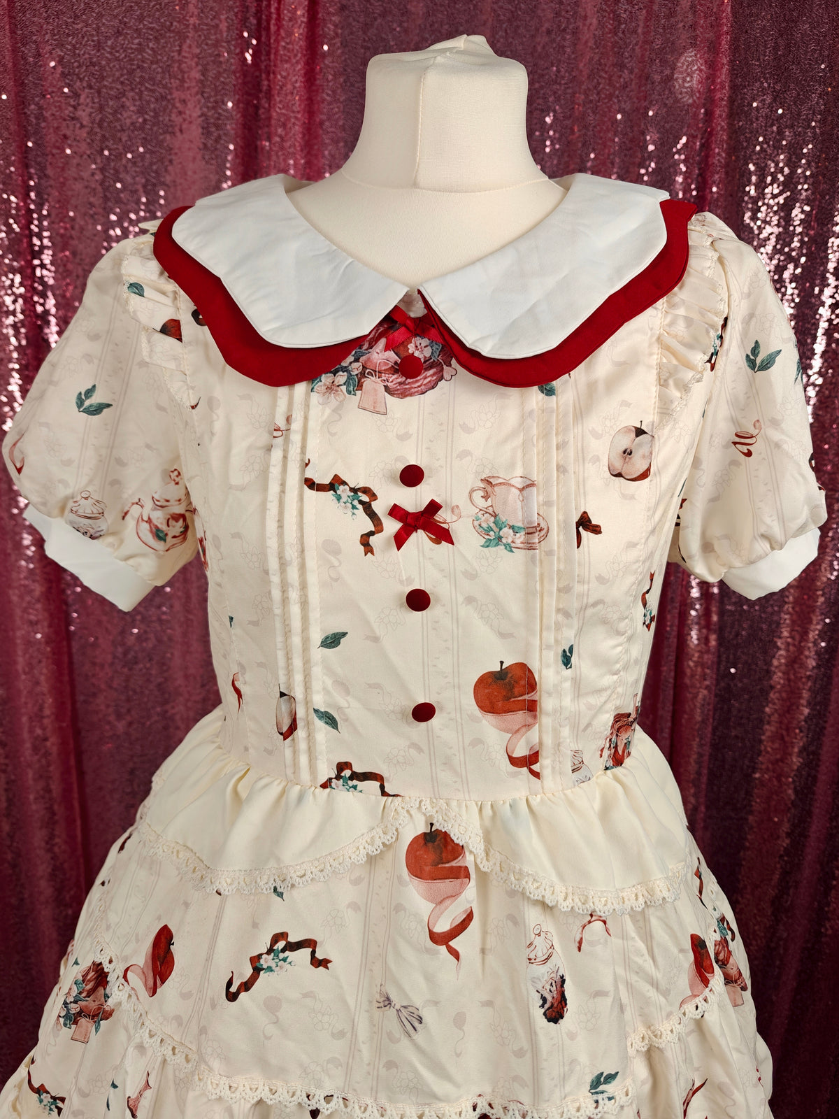 Brillia vintage motif OP dress size S-M
