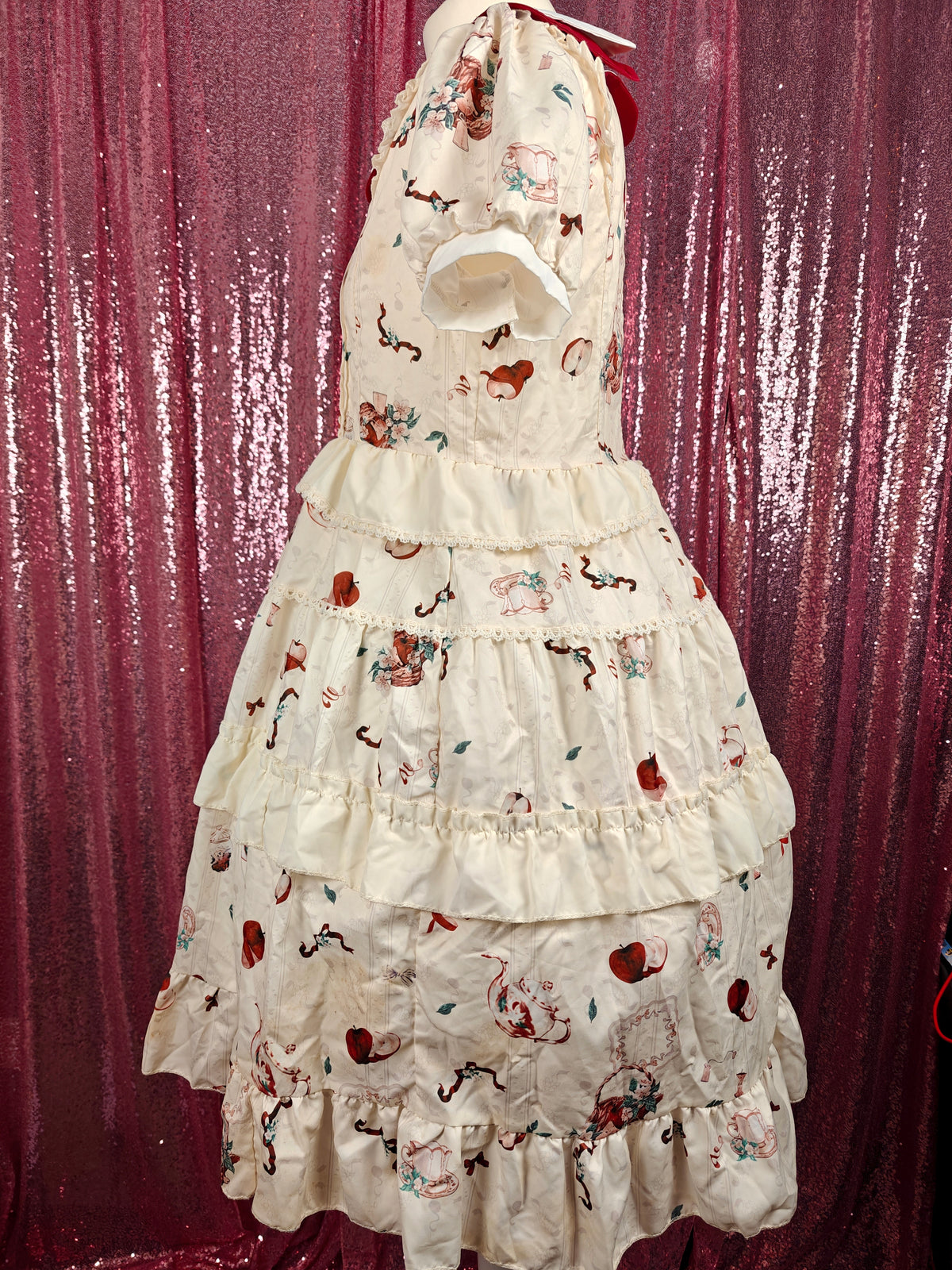 Brillia vintage motif OP dress size S-M