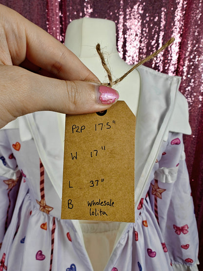 Unbranded animal picnic motif OP dress size M