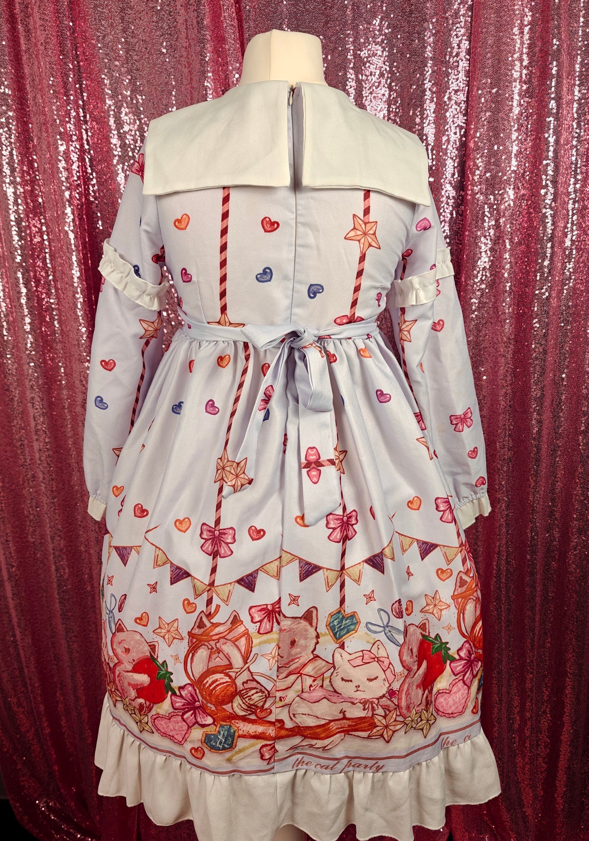 Unbranded animal picnic motif OP dress size M