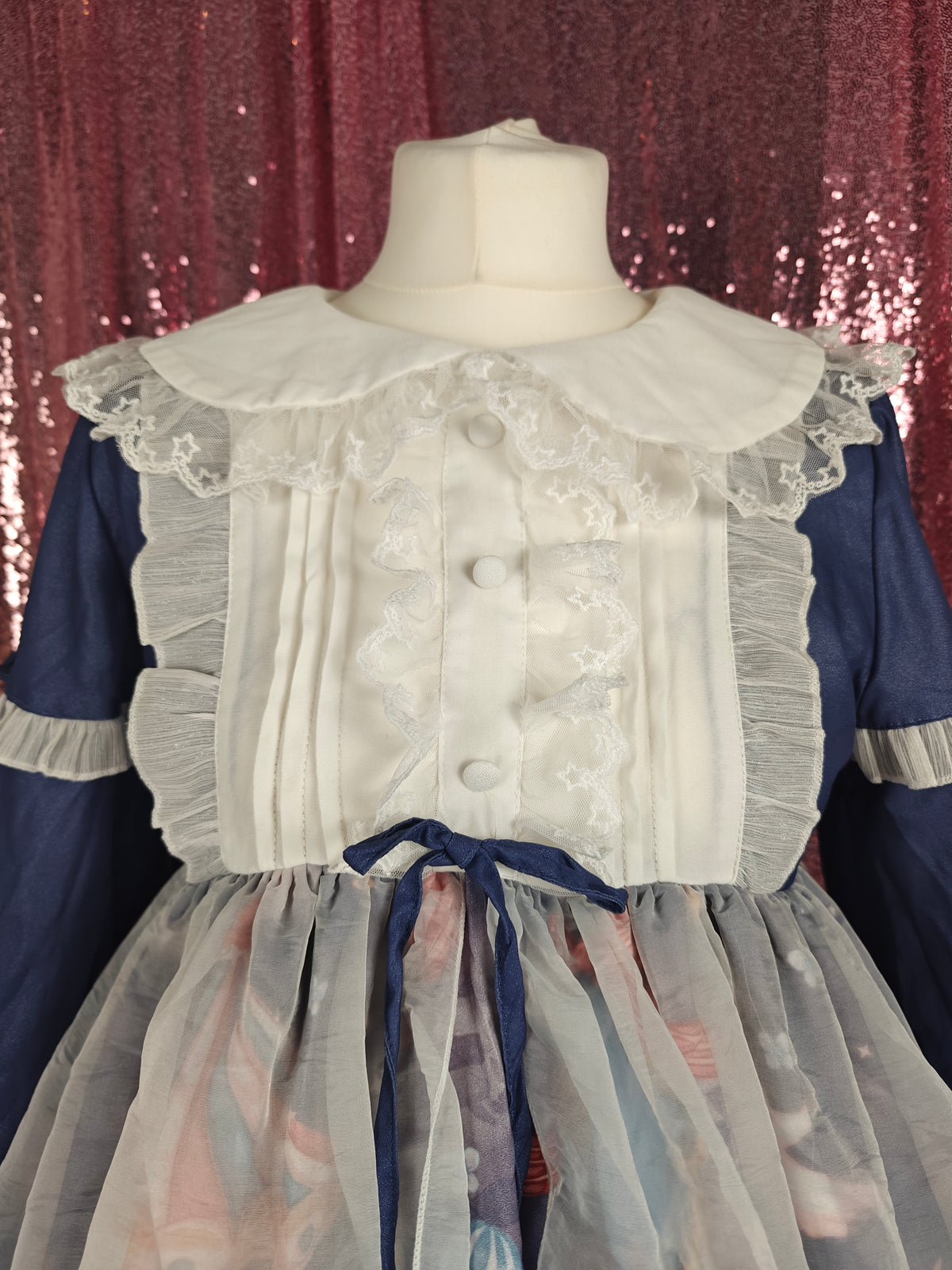Ludan amusement park circus print OP dress size S