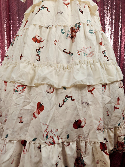Brillia vintage motif OP dress size S-M