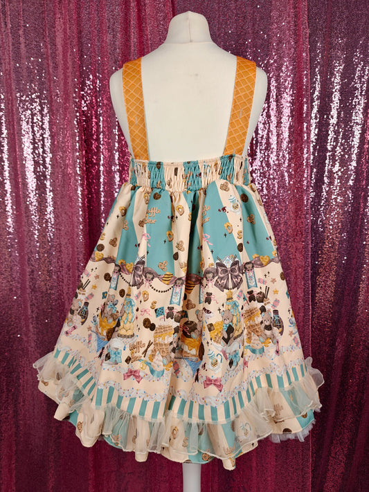 Sleep Doll Waffle Bear motif JSK dress size XS-S