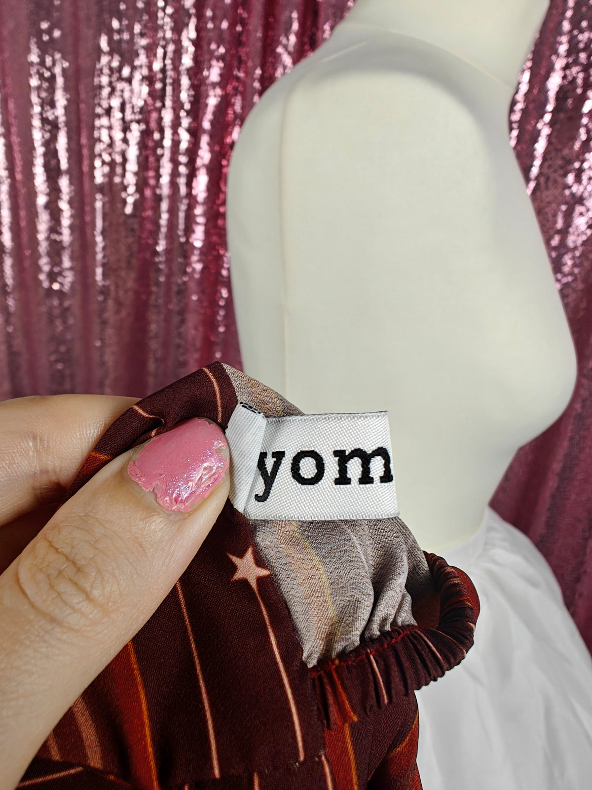 Yomi anime magic rabbit print JSK dress size S