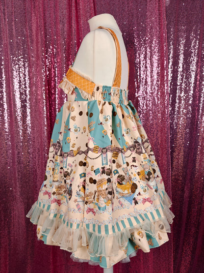 Sleep Doll Waffle Bear motif JSK dress size XS-S