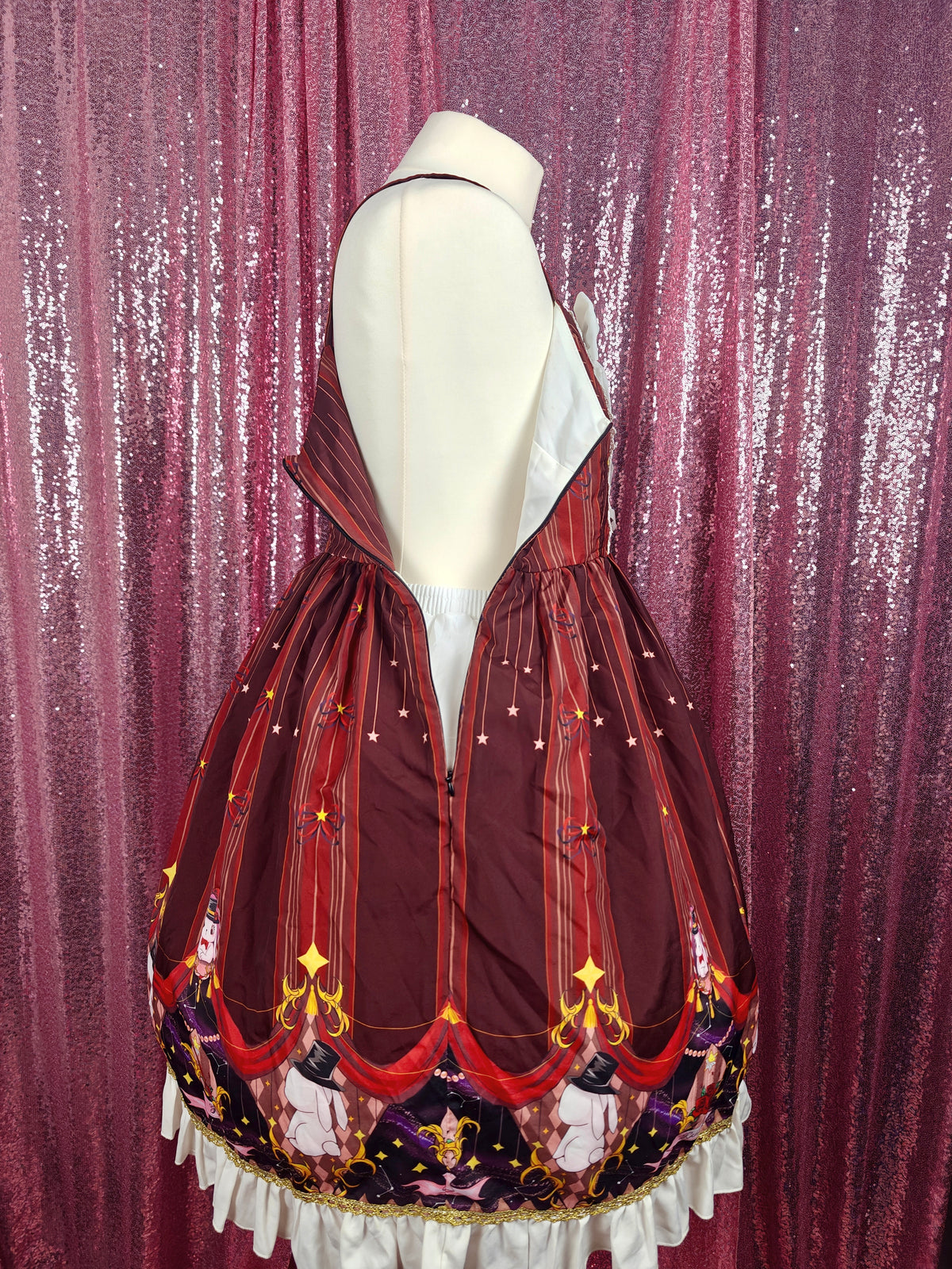 Yomi anime magic rabbit print JSK dress size S