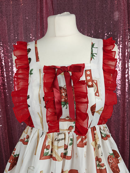 Sennvxiang strawberry motif jsk dress size S