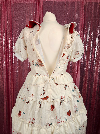 Brillia vintage motif OP dress size S-M